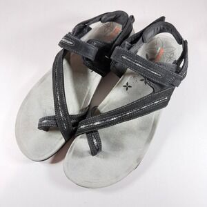Merrell Terran Post II Sandals Womens 11 Black Convertable Strappy Hike Walking